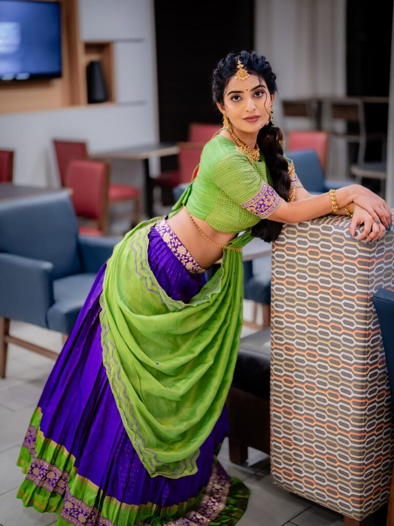 ananya nagalla in us in bathukamma celebration