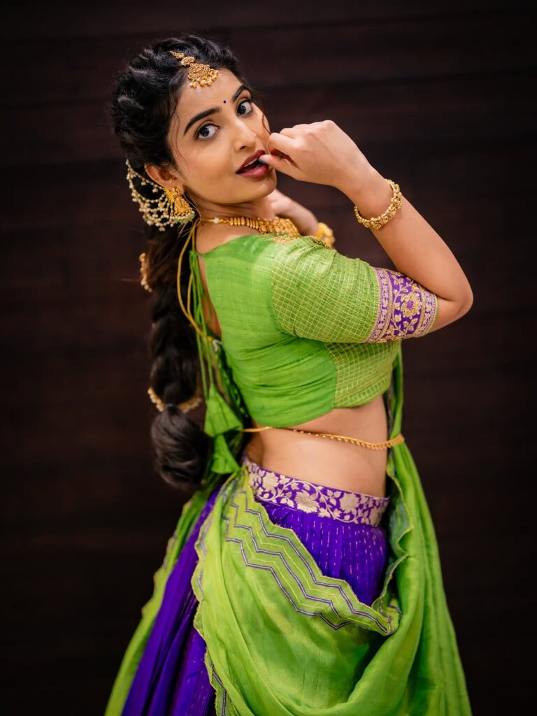 ananya nagalla in us in bathukamma celebration