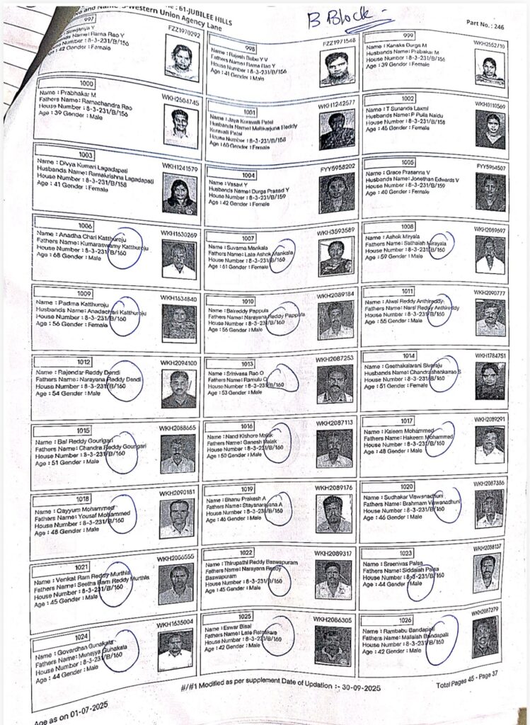 jubileehills fake voters 1